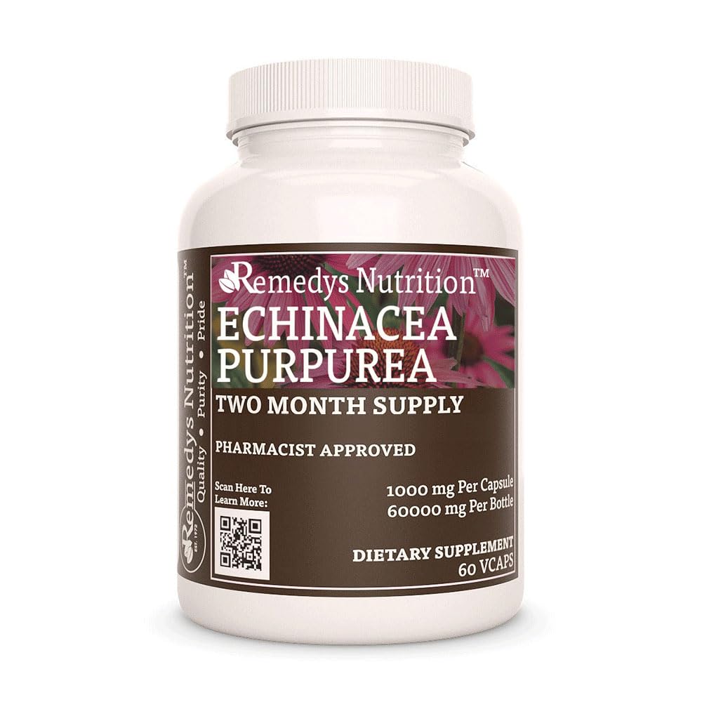 Remedy’s Nutrition Remedy's Nutrition Echinacea 1000 mg - 60 Vegan Capsules