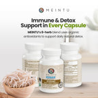 MEINTU Organic 8 Herb Essiac Capsules - 60 Capsules - image 4