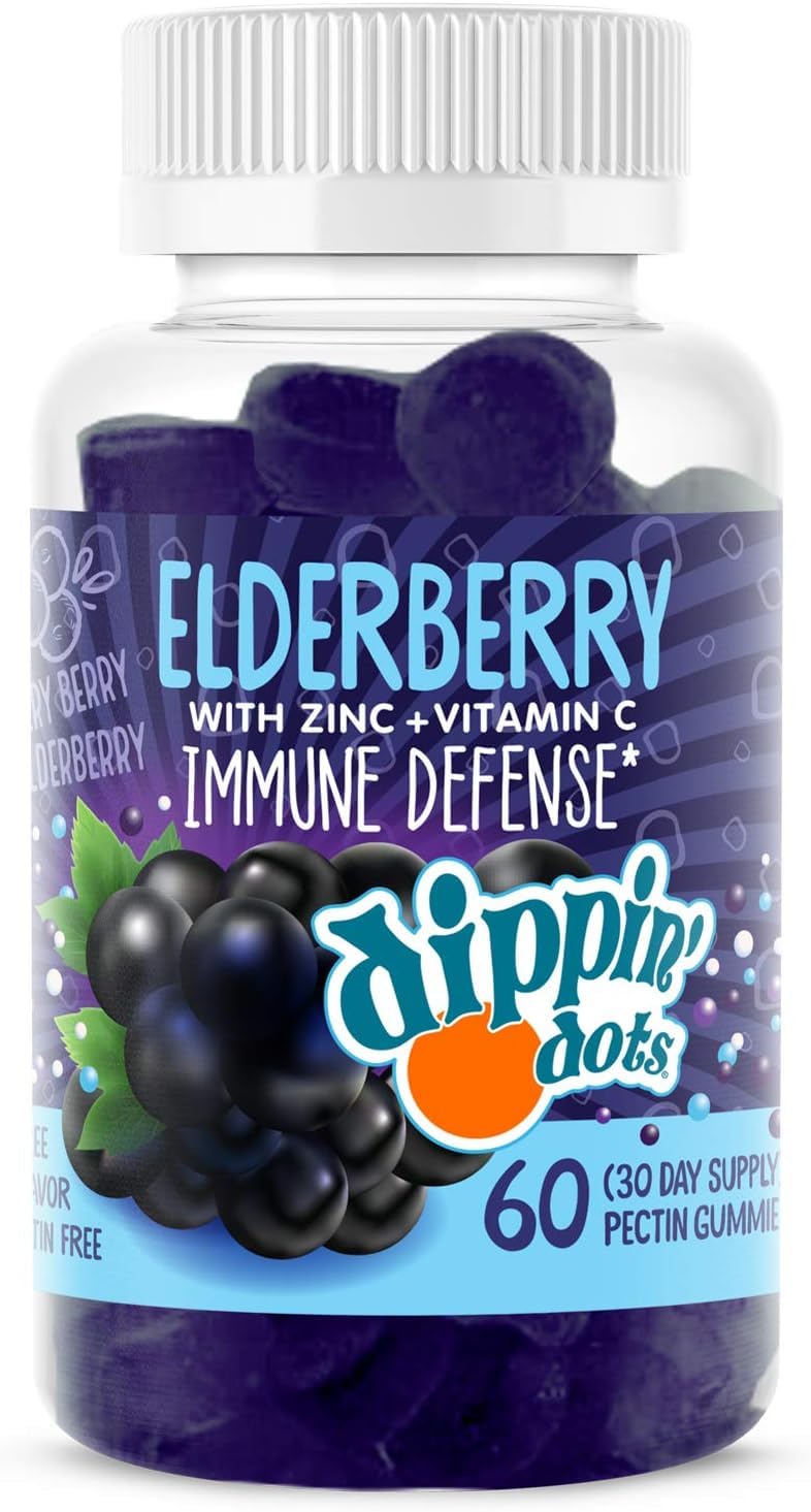 Vital+Boon Dippin’ Dots - Elderberry Gummies with Vitamin C & Zinc