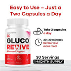 LIVORKA Gluco Revive Advanced Formula Support Capsules - 120 Capsules - image 4