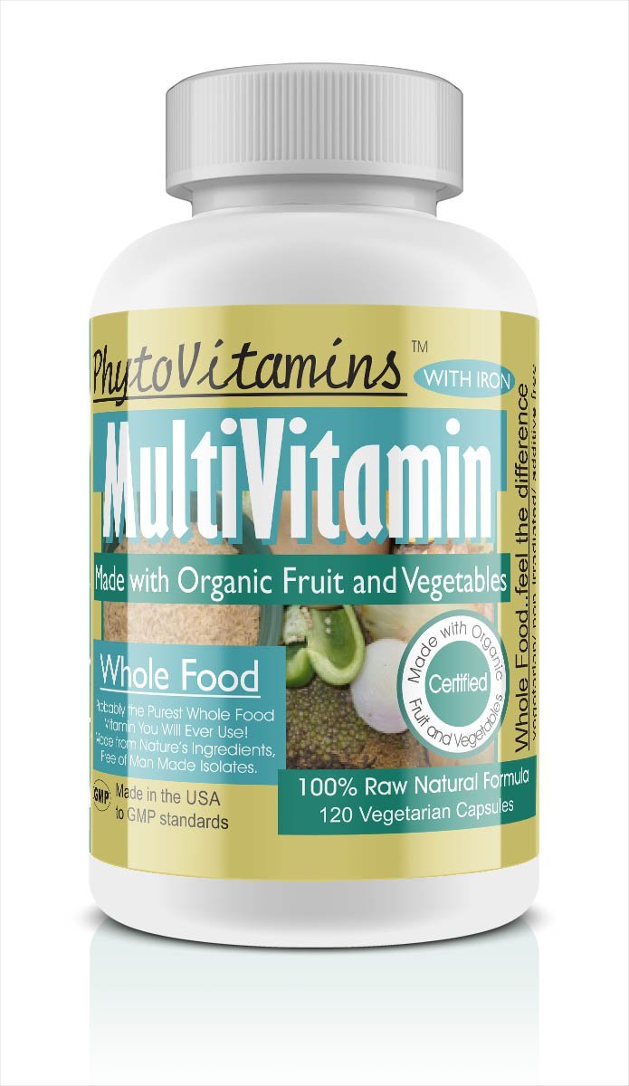 Nature's Brands Organic Whole Food Multivitamin with Iron