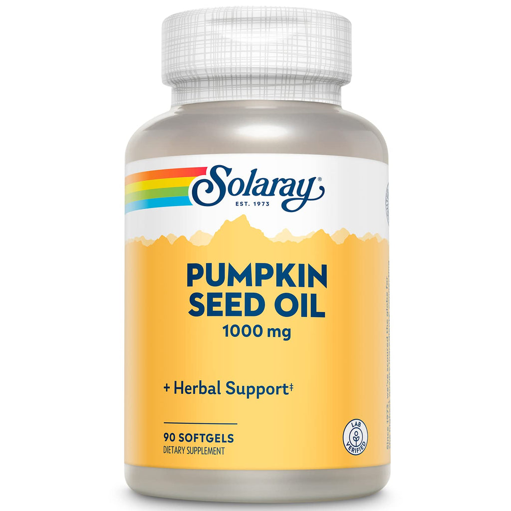 Solaray Pumpkin Seed Oil 1000 mg - 90 Softgels