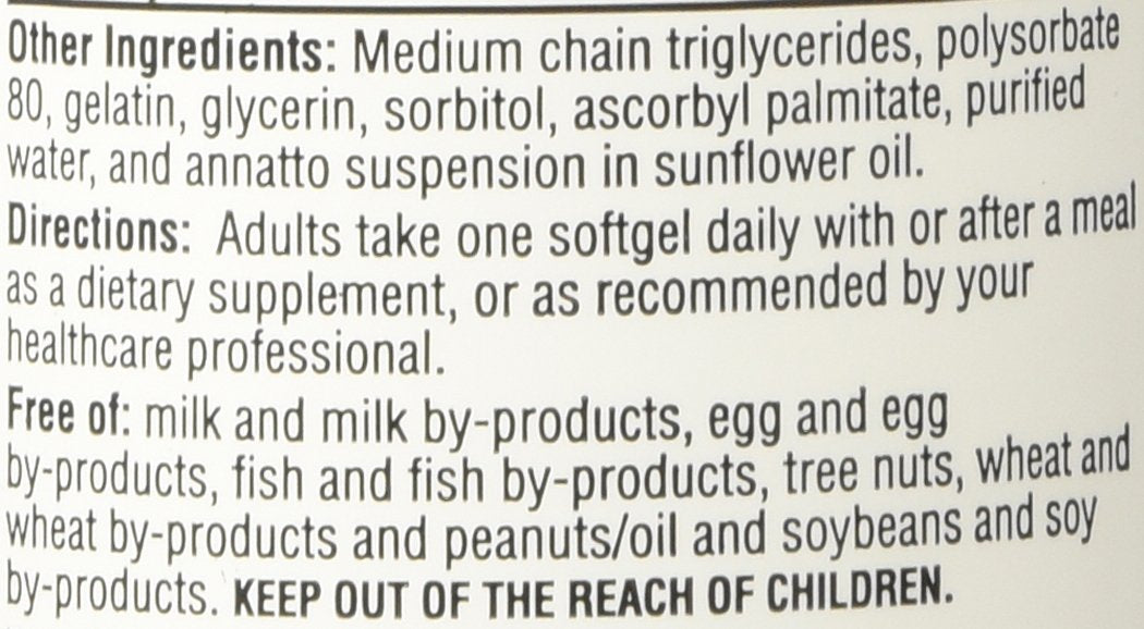 Tishcon QuinoGel Solubilized Ubiquinol CoQ10 100mg - 60 Softgels - image 4