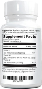 NatureGenX ADK10 Vitamin A D3 K2 Bone Health - 90 Capsules - image 8