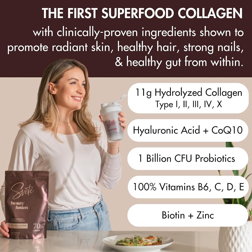 Sveté Hydrolyzed Multi Collagen Powder for Women - 7 Travel Packs - image 2