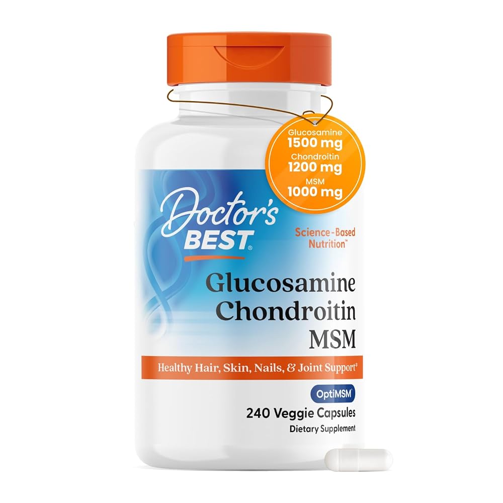 Doctor's BEST Glucosamine Chondroitin MSM - Joint Health Support