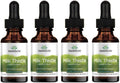 Swanson Milk Thistle Liquid Extract Alcohol & Sugar-Free - 4 Pack