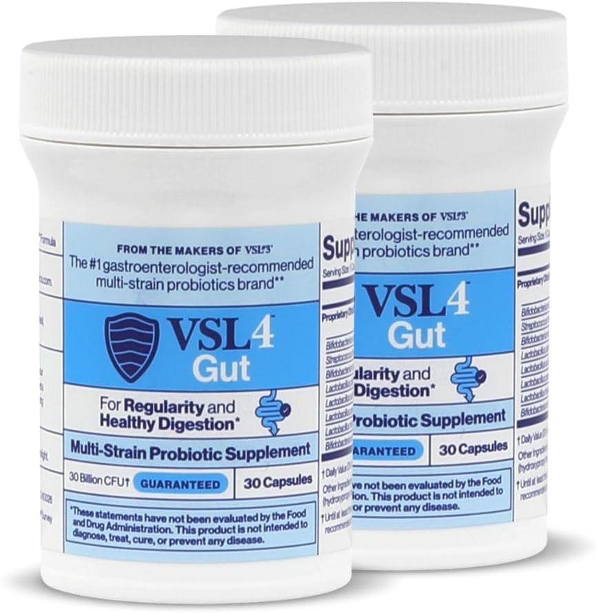 VSL4® Gut Daily Probiotics for Gut Health - 30B CFUs