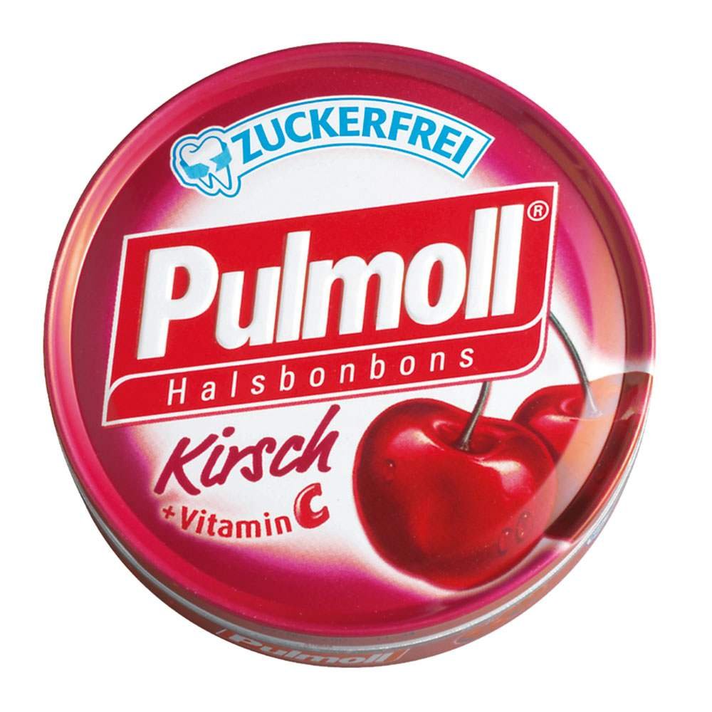 Pulmoll Cherry Sugar Free Vitamin C Lozenges - 3 Pack