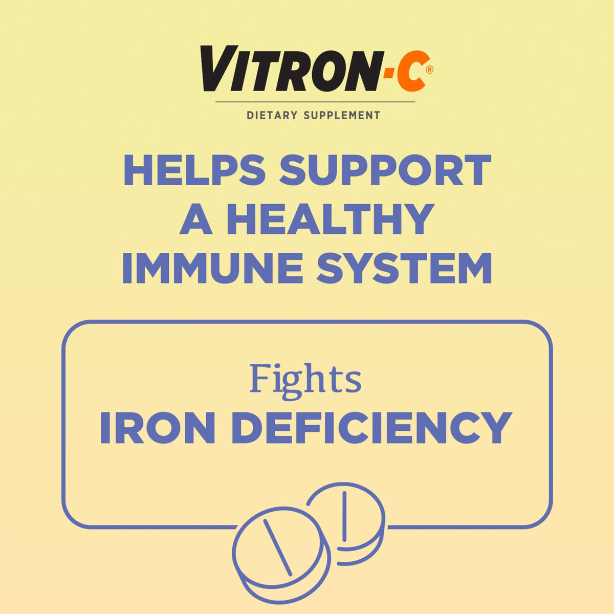 Vitron-C Iron Supplement for Women with Vitamin C - 60 Tablets - image 4