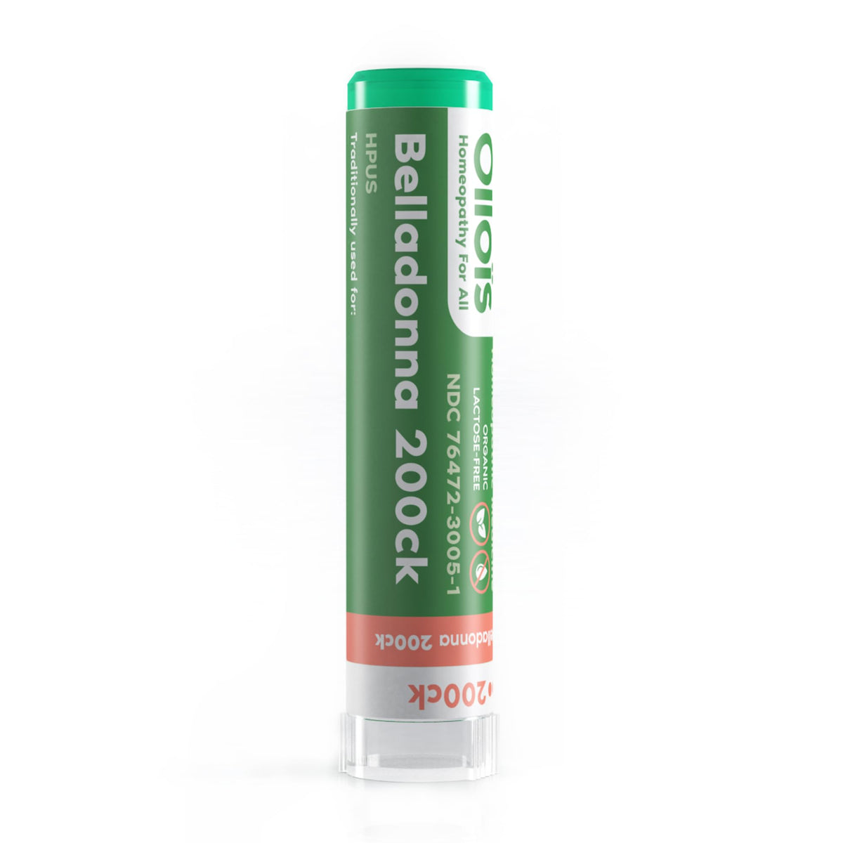 OLLOÏS Belladonna 200ck Homeopathic Medicine - 80 Pellets
