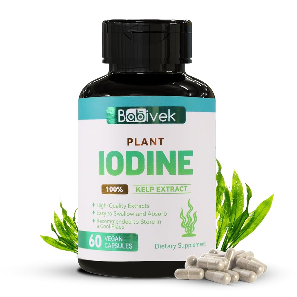 Babivek Iodine Supplement from Sea Vegetable Complex - 60 Capsules