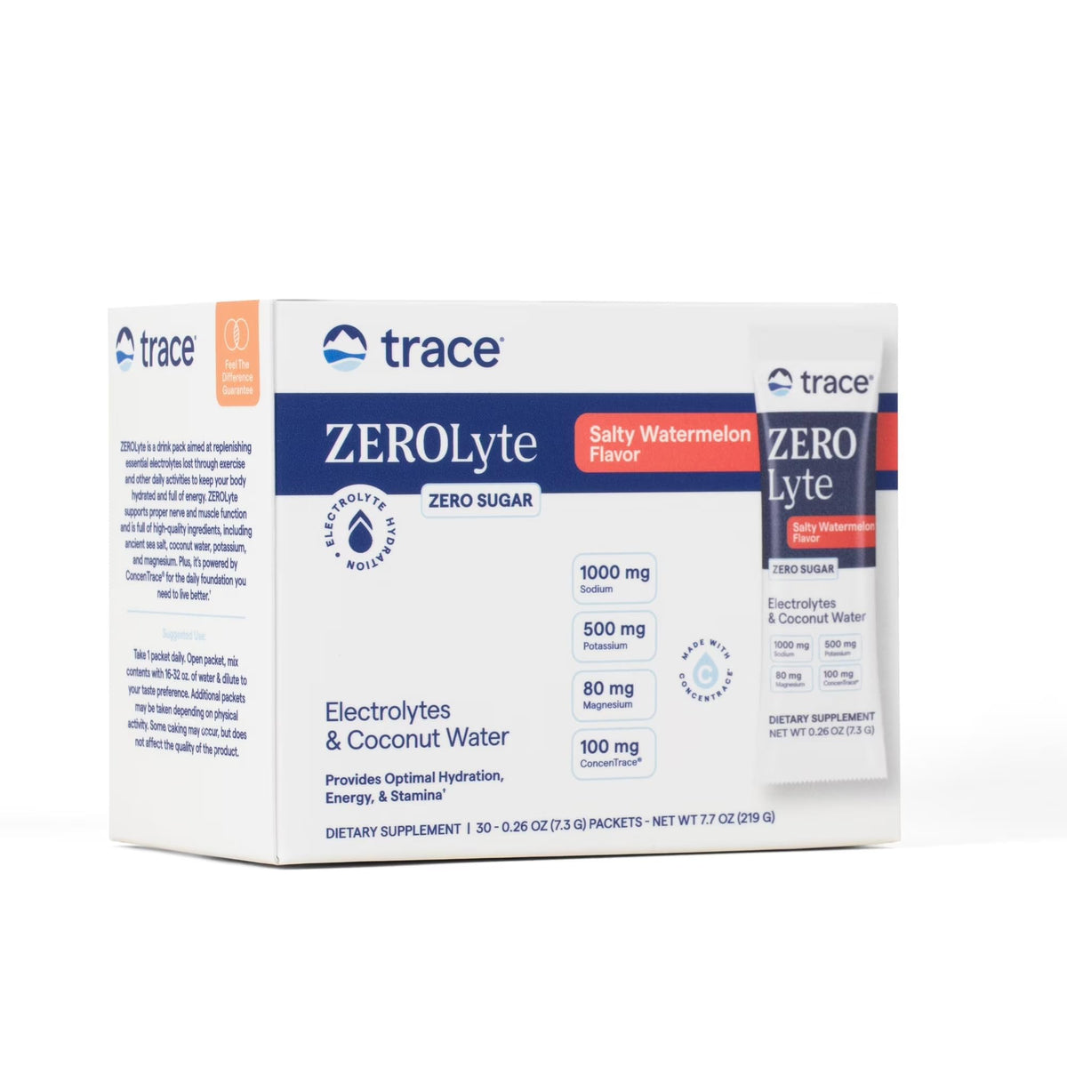 Trace Minerals ZeroLyte Electrolyte Powder Mix