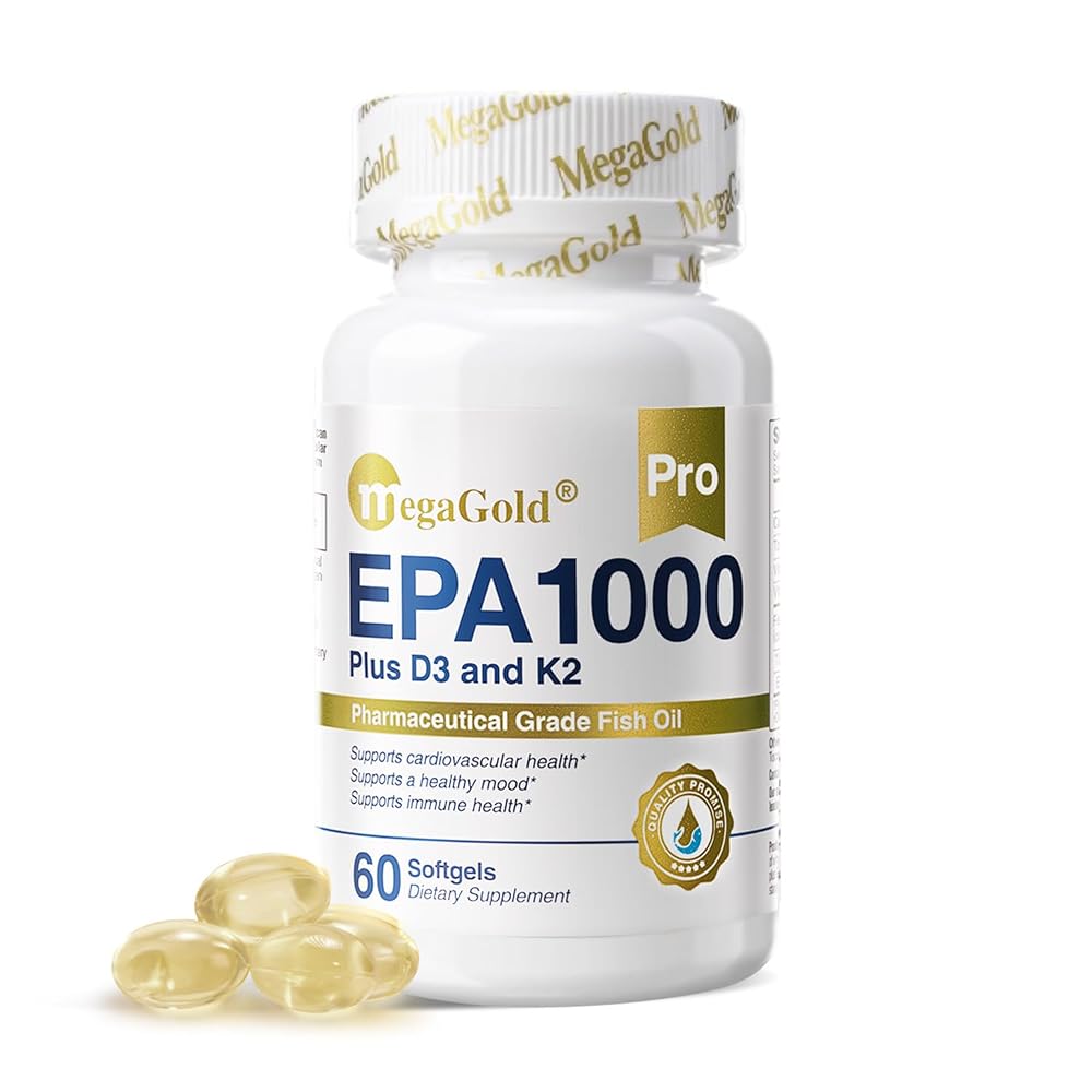 MegaGold EPA1000 Omega 3 Fish Oil, EPA Supplement