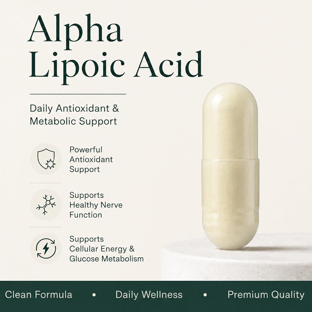 Nuray Alpha Lipoic Acid 300mg Antioxidant - 60 Vegetarian Capsules - image 5