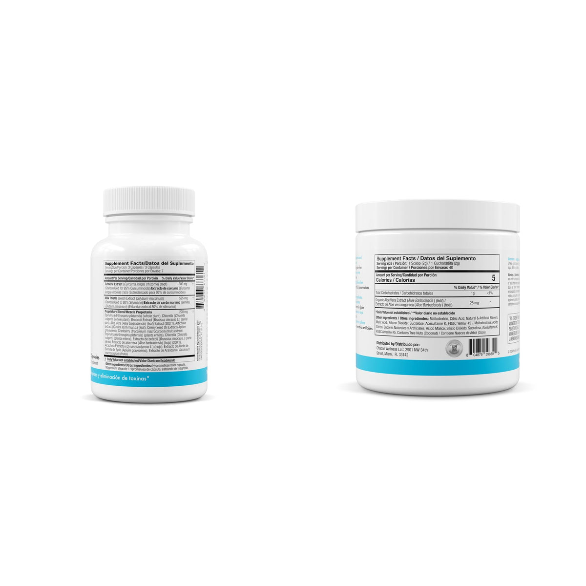 Yes You Can! Detox Kit Bundle, Capsules, Aloe Vera Mix & Bottle