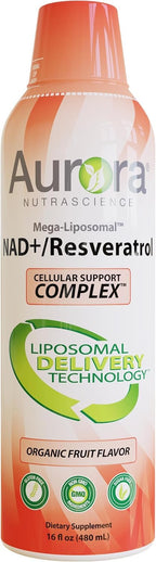 Vida Lifescience Liposomal NAD+ Liquid with Resveratrol - 32 Servings
