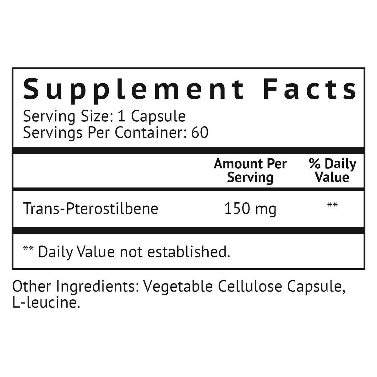 VitaMonk Pterostilbene 150mg Antioxidant Supplement - 60 Capsules - image 2