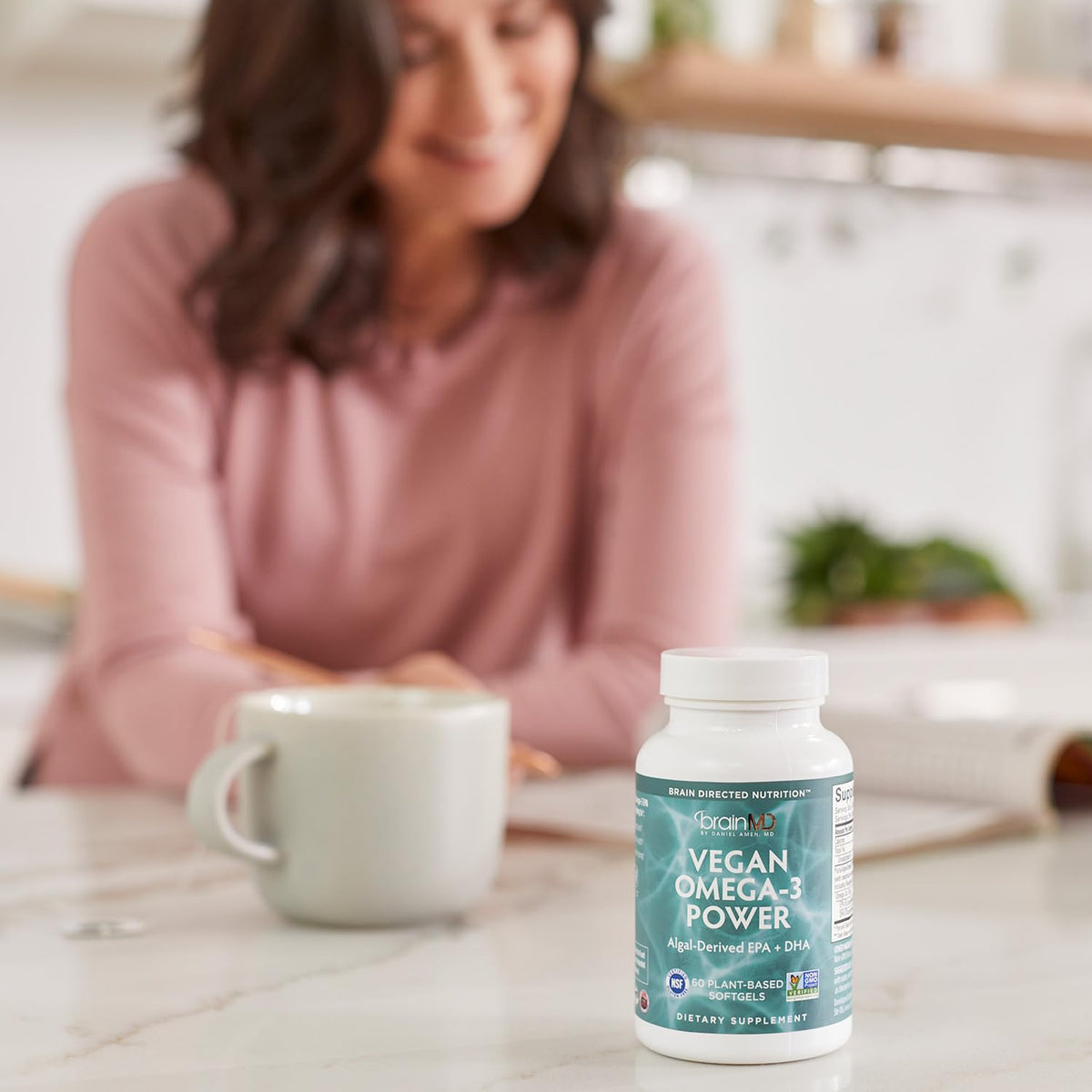 BrainMD Vegan Omega-3 Power Plant-Based Softgels - 60 Count - image 8