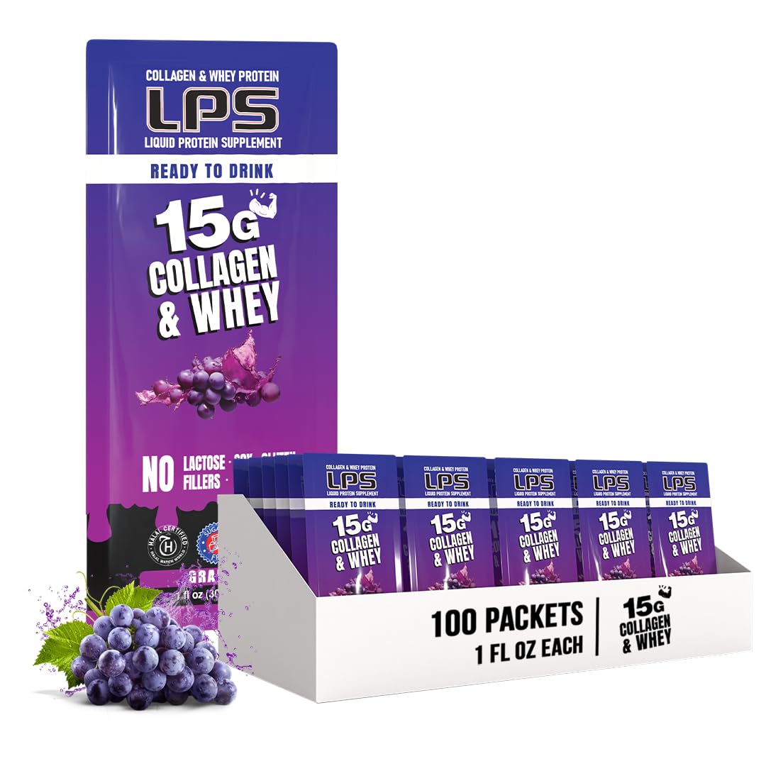 Nutritional Designs LPS Liquid Collagen & Whey Protein Supplement
