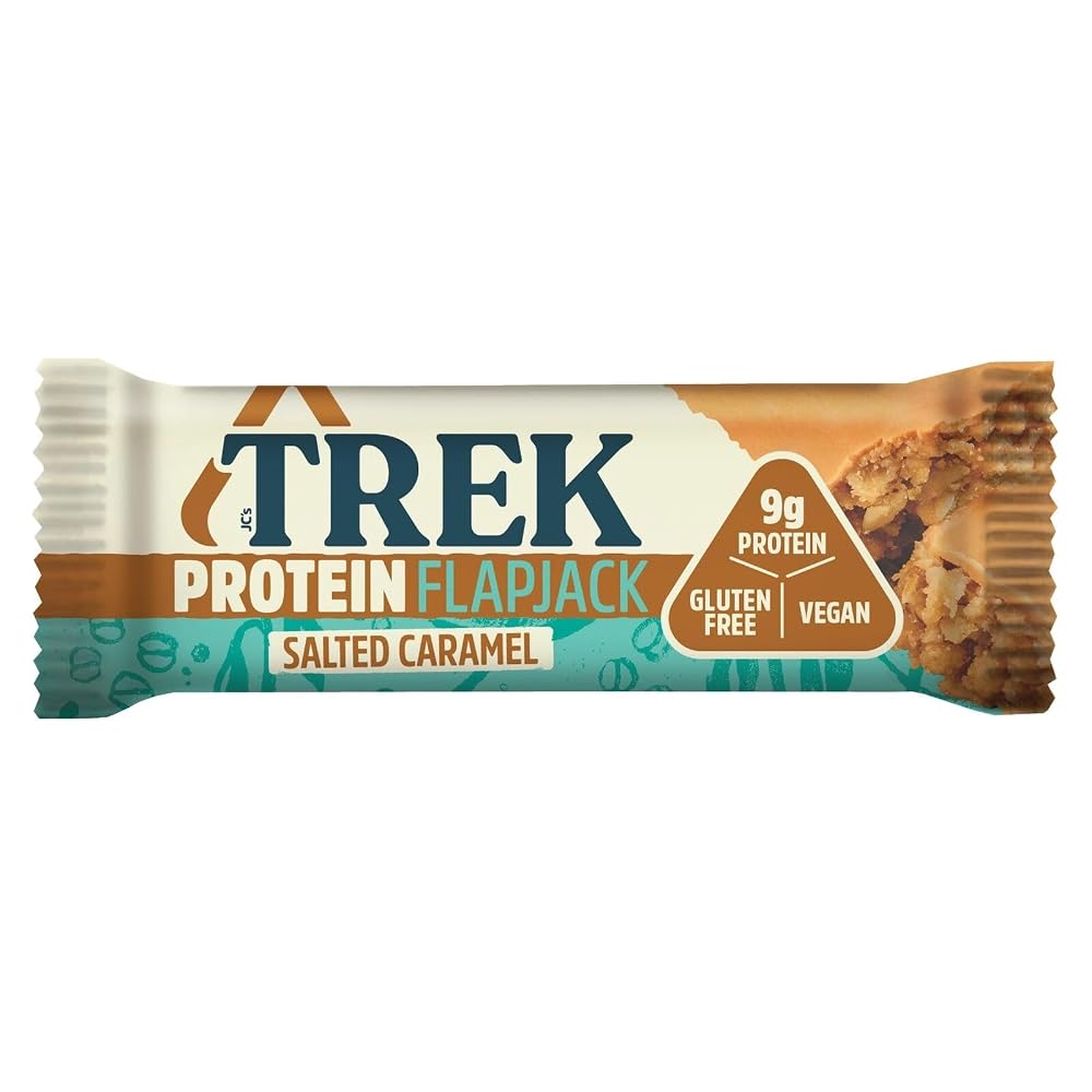 AmazValue Global Trek High Protein Flapjack Salted Caramel - 16 Bars - image 2