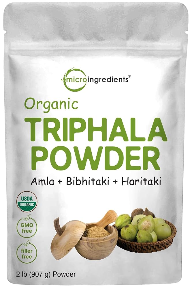 Micro Ingredients Organic Triphala Powder - 2 Pounds