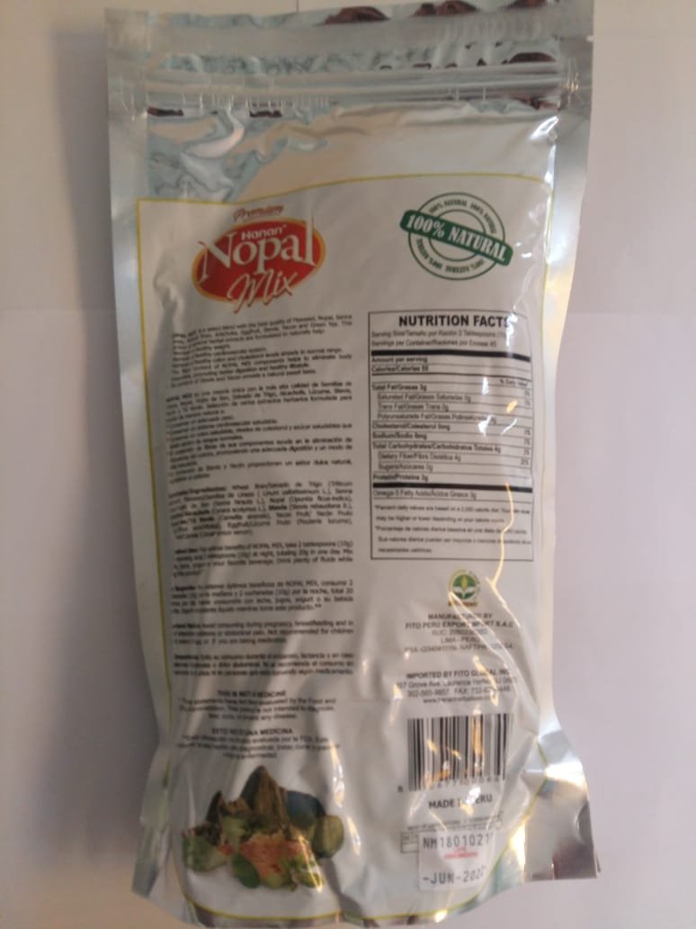 NOPAL MIX Eggfruit Lucuma Fibre Blend - 454g Powder - image 2