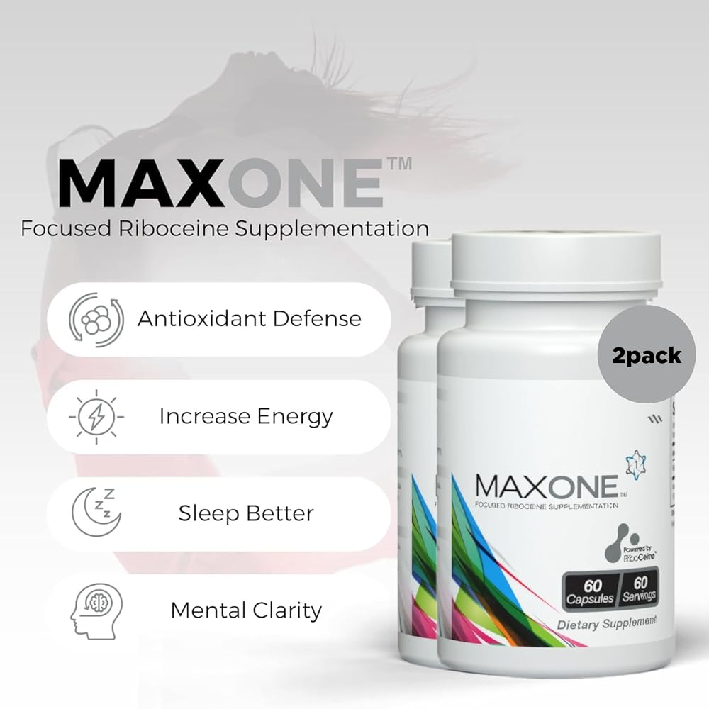 Max International Max One RiboCeine Supplement - 60 Vegetable Capsules - image 4