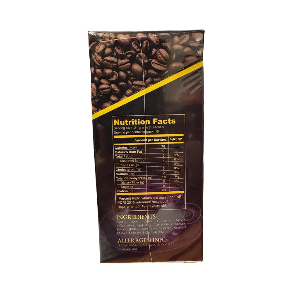 Slimming K Coffee Fat Burner with Collagen - 10 Sachets - image 4