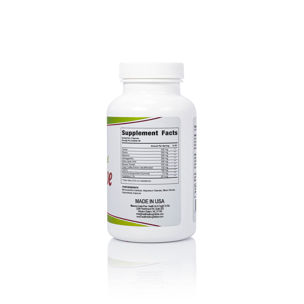 Health As It Ought To Be Brain Save Cognitive Support - 180 Capsules - image 2