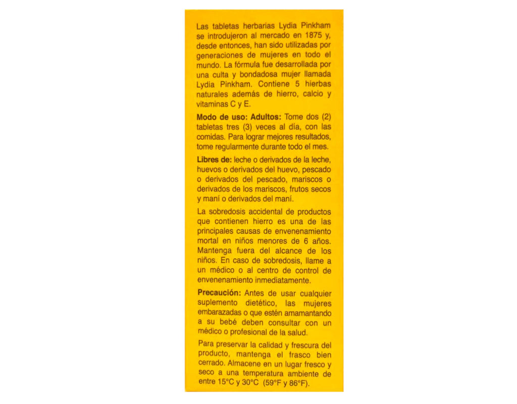 Lydia Pinkham Herbal Tablet Supplement - image 5