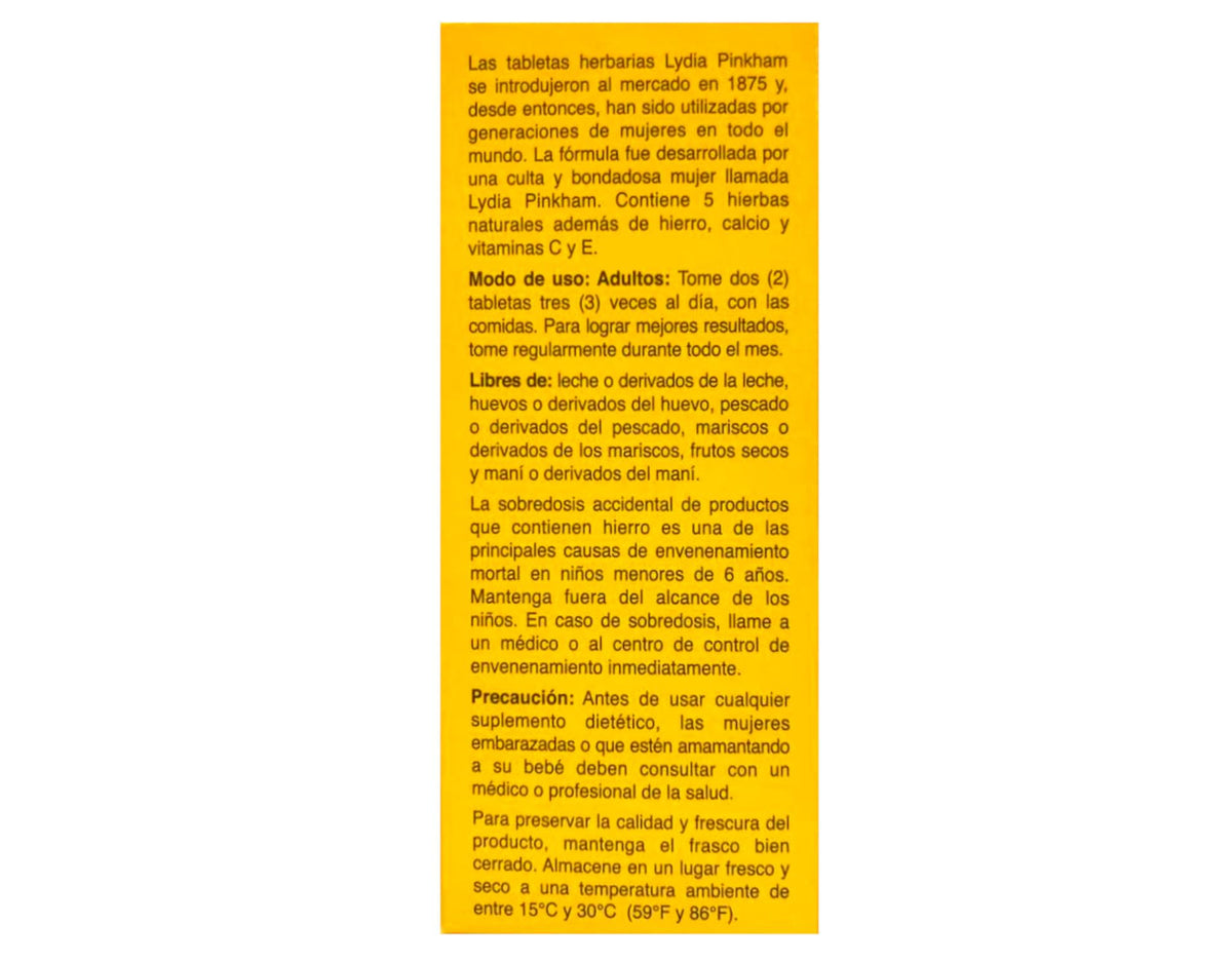 Lydia Pinkham Herbal Tablet Supplement - image 5