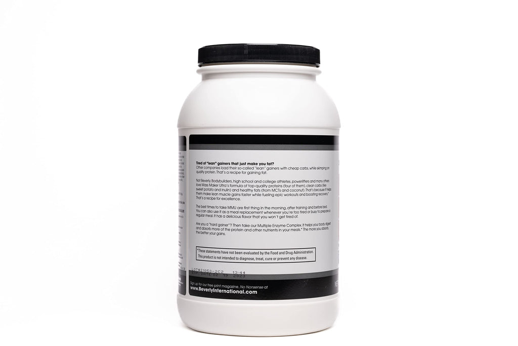 Beverly International Mass Maker Ultra Lean Weight Gainer - 14 Servings - image 2