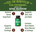 Peak Performance Grass Fed Bone Marrow Extract - 180 Capsules - image 2