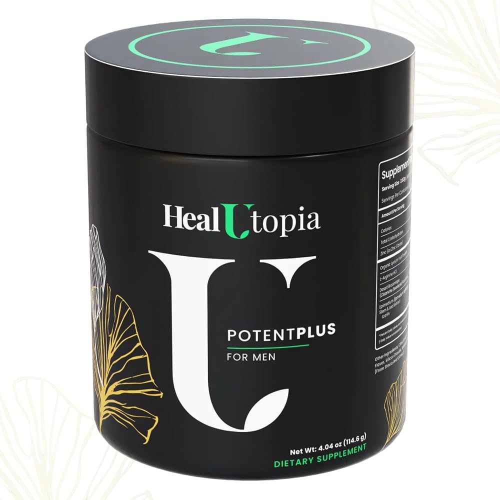 HealUtopia Men's Stamina & Energy Booster Powder - 30 Servings