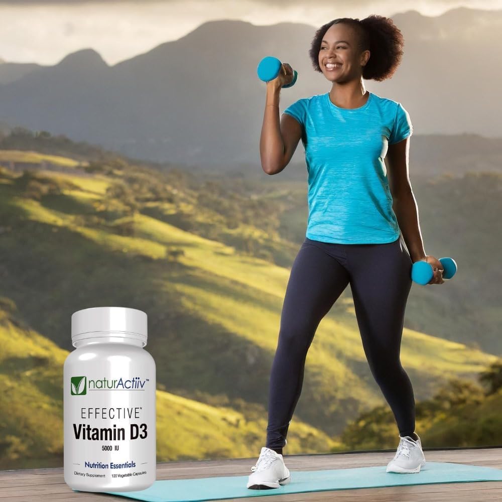 naturActiiv Organic Vitamin D3 5000 IU - 120 Capsules - image 7