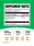 BulkSupplements Wild Cherry Extract Powder - 100g - image 2