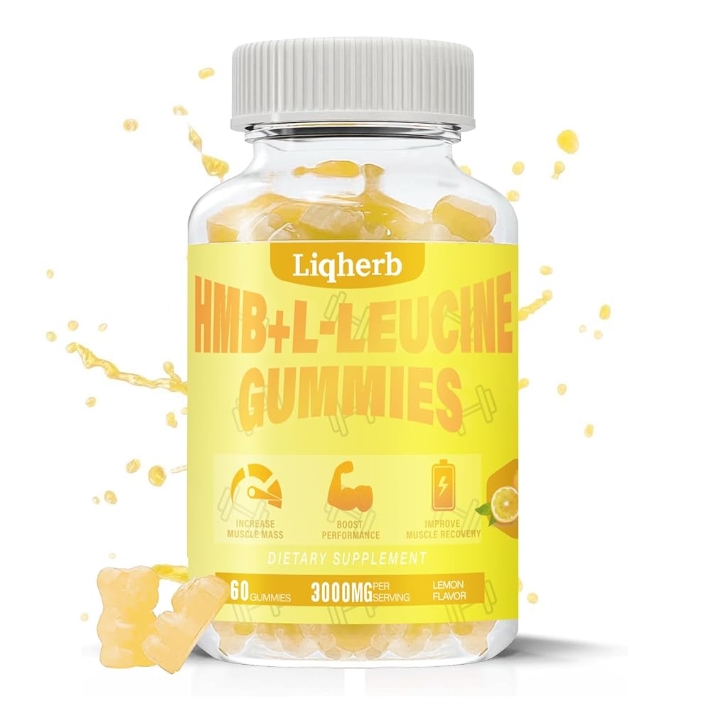 Liqherb HMB & Leucine Gummies Muscle Recovery - 120 Count