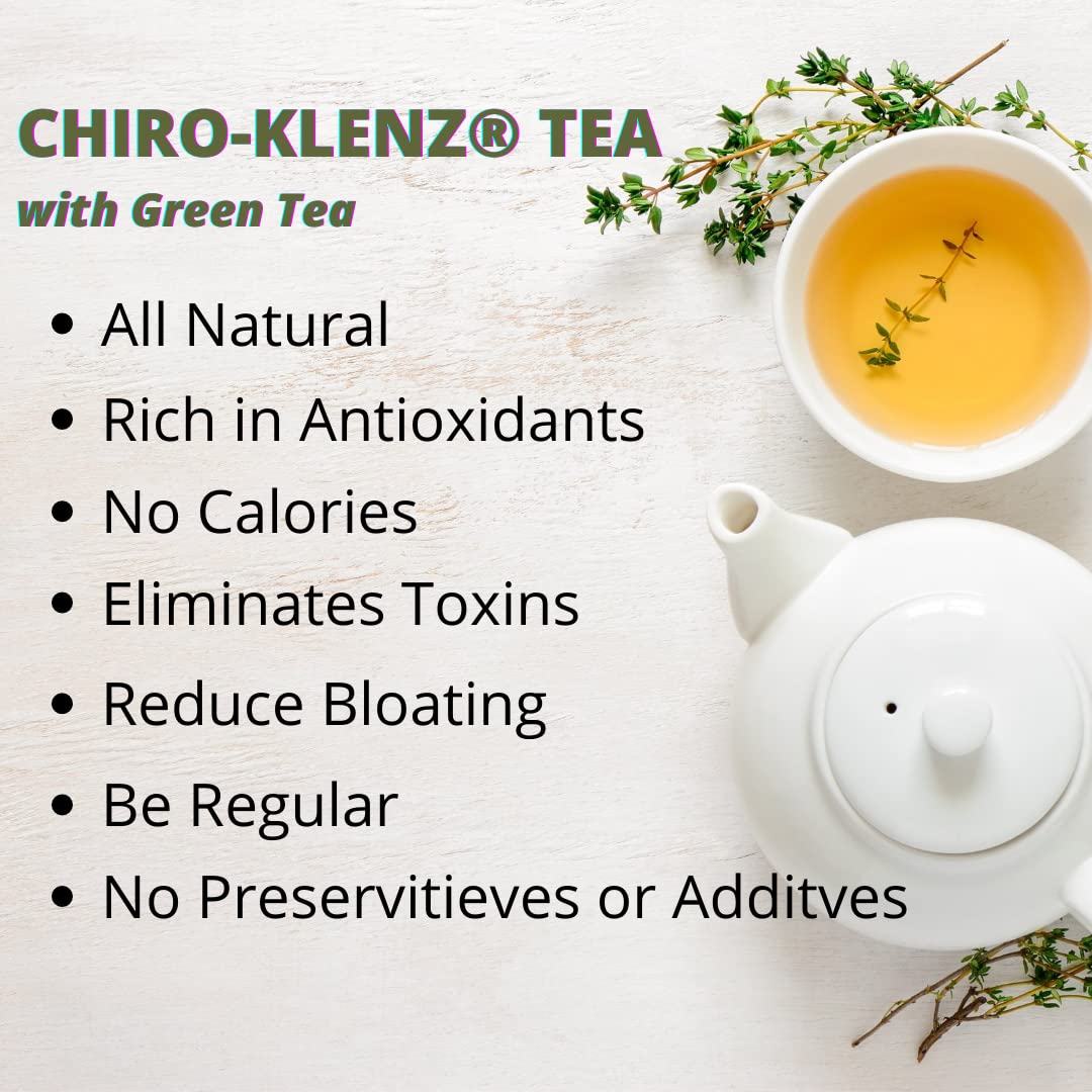 Chiro-Klenz Green Tea Detox Tea for Colon Cleanse - 30 Teabags - image 4