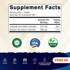 Vitamatic Sodium Chloride 1000mg Tablet - Salt Tablets
