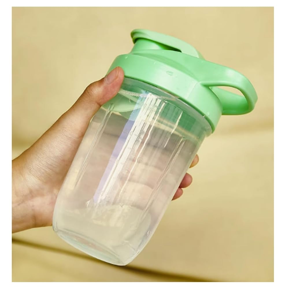CHNLML Protein Shaker Bottle 400ML/16Oz w. Shaker Ball for Protein
