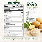 NURTIVE Potato Protein Peptide Powder - 26 Servings - image 2