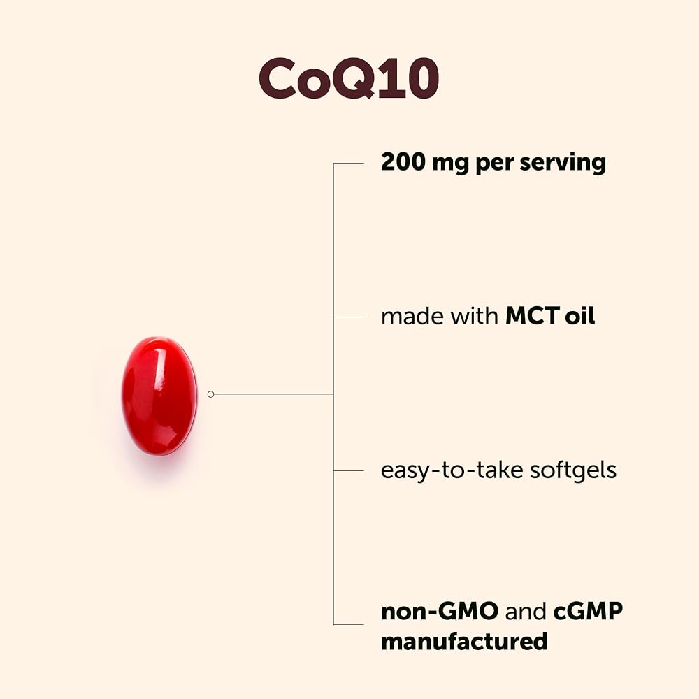 Micro Ingredients CoQ10 200mg - 240 Softgels - image 3