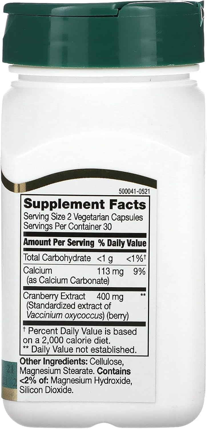 21st Century Cranberry Extract - 180 Vegetarian Capsules - image 2