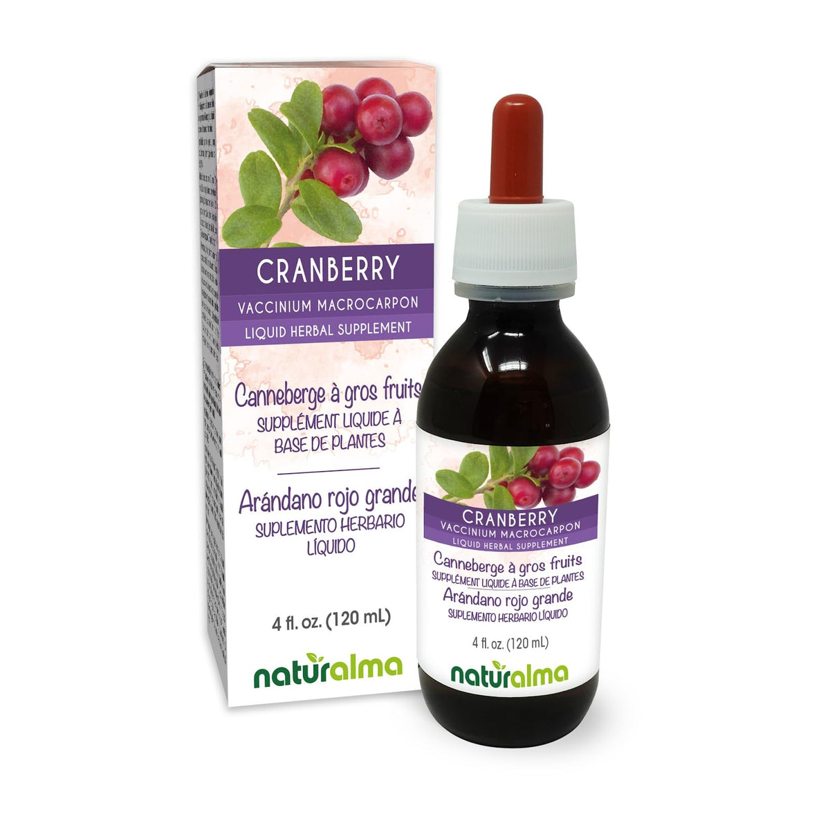 Naturalma Cranberry Fruit Liquid Extract - 4 fl oz