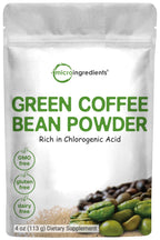 Micro Ingredients Green Coffee Bean Extract Powder - 4 Ounce