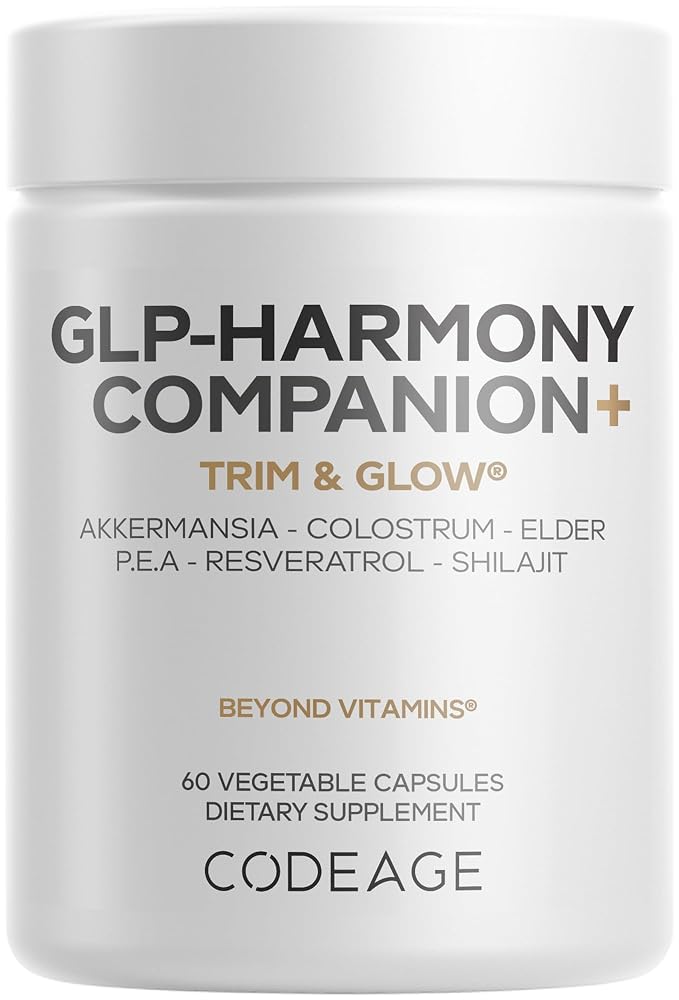 Codeage GLP-Harmony Companion+ GLP-1 Supplement - 60 Capsules