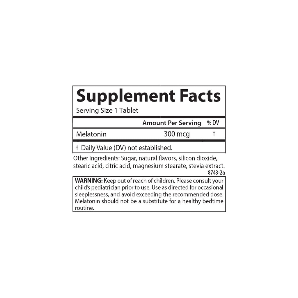 Carlson Kid's Chewable Melatonin for Peaceful Sleep - 30 Tablets - image 3