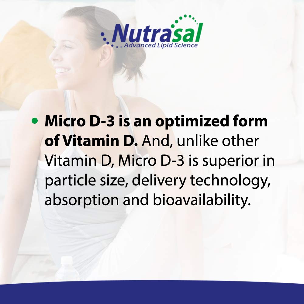 Nutrasal Micro D3 Vitamin D-3 Drops 2 Million IU - 1 Fl Oz - image 5