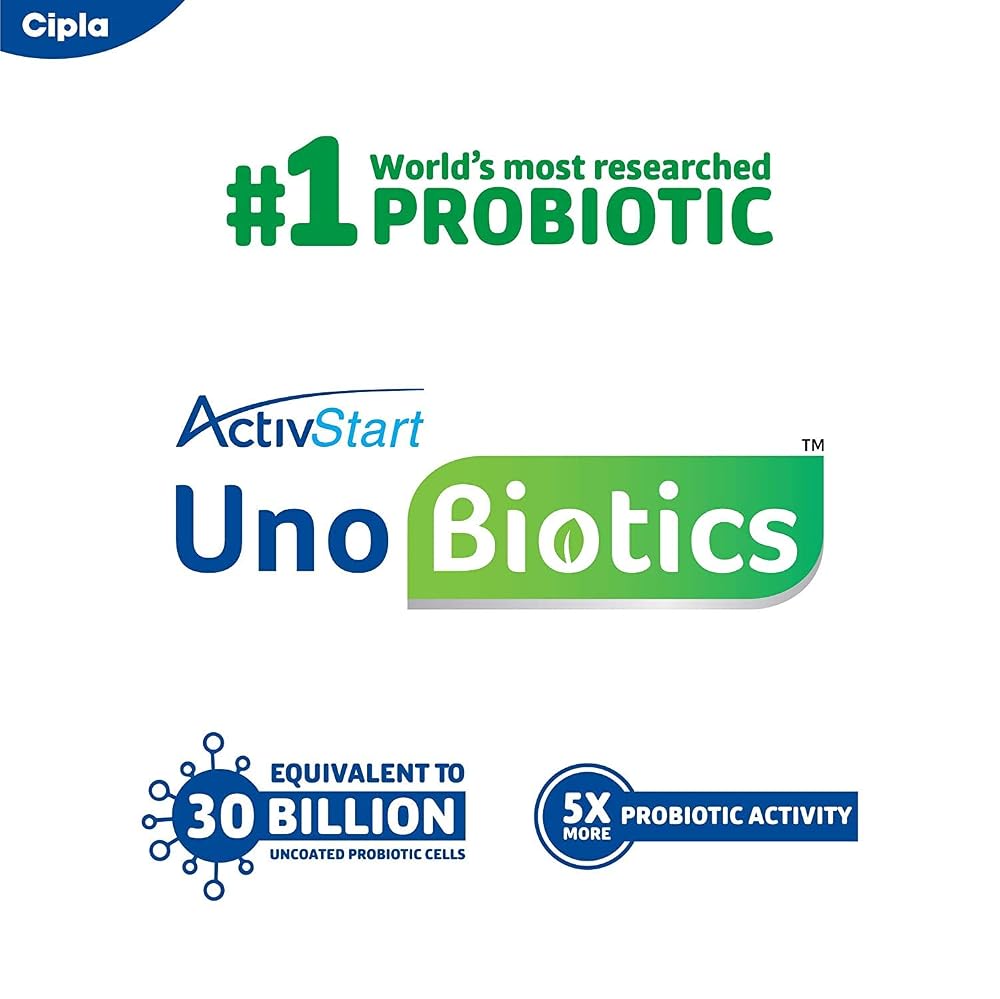 Cipla ActivStart Unobiotics Probiotic Powder - 10 Sachets - image 3